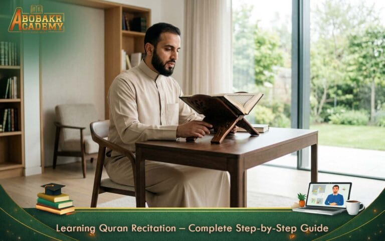 Learning Quran Recitation – Complete Step-by-Step Guide.